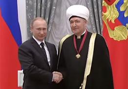 Муфтий шейх Равиль Гайнутдин направил поздравления Президенту России Владимиру Путину